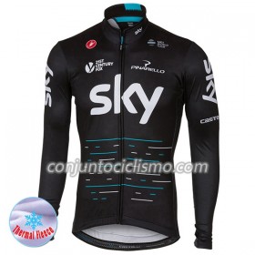 Maillot Invierno Termico 2017 Team Sky N001